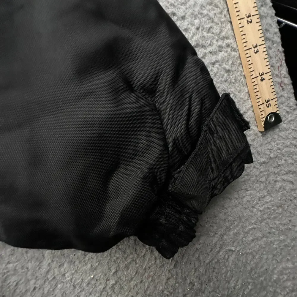 Vintage Tri-Mountain Coca Cola Nylon Quilt Lined Work Jacket Mens XL Reflective